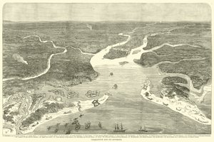 Charleston and Its Environs, July 1863 by American School