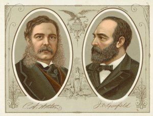 Chester A. Arthur, James A. Garfield by American School