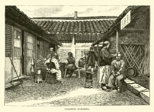 Chinese Barbers by American School