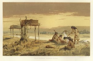 Chippewa Scaffold Burial