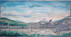 City and Castle of Perote, Mexico by American School