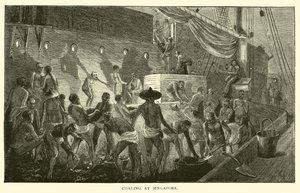 Coaling at Singapore