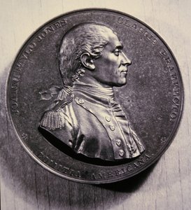 Commemorative medal of John Paul Jones, after a portrait by Jean-Antoine Houdon