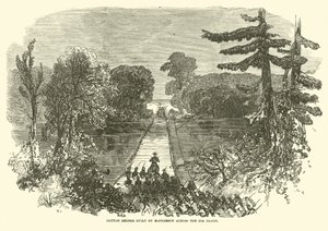Cotton Bridge Built by McPherson Across the Big Black by American School