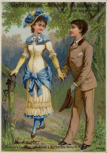 Couple strolling hand-in-hand