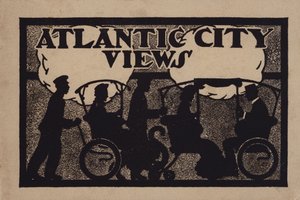 Cover Illustration for Atlantic City Views by American School