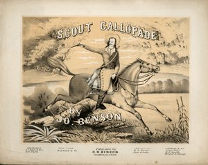 Cover of the Score Sheet for Scout Gallopade, by Jo. Benson, Published by C.D. Benson, Nashville, Tennessee