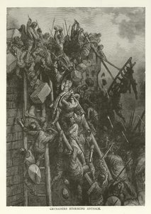 Crusaders Storming Antioch by American School