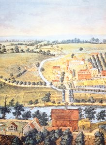 Cultivated farmland of Pennsylvania in 1750 by American School