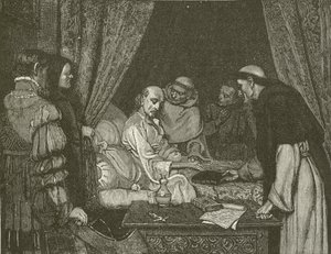 Death-Bed of Copernicus by American School