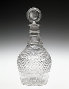 Decanter and Stopper by American School