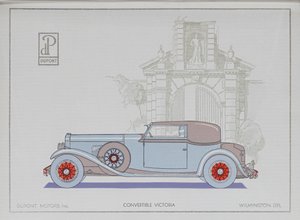 DuPont Motor Cars: Convertible Victoria, 1921 by American School