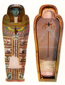 Egyptian Mummy and Sarcophagus