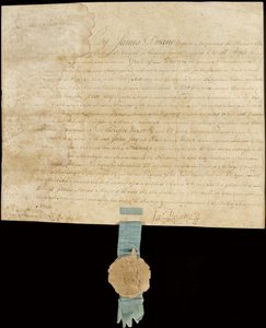 Engrossed Proclamation Granting the Freedom of the City to John Jay by American School