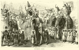 Entering Agra by American School