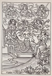 Fay Melusine, from The World Guide to Gnomes, Fairies, Elves and Other Little People by Thomas Keightley, Published 1880 by American School