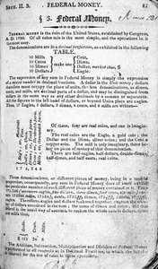 Federal Money, page from The Scholar