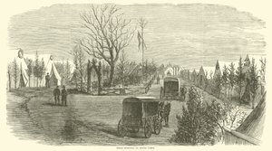 Field Hospital of Ninth Corps, March 1865 by American School