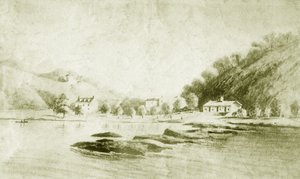 Fort St Davis and the Schuylkill Rapids by American School