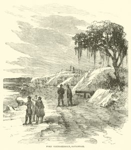 Fort Thunderbolt, Savannah, December 1864 by American School