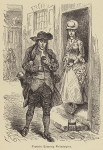 Franklin Entering Philadelphia