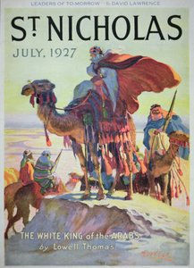 Front cover of St. Nicholas magazine, July 1927 by American School