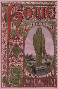 Front Cover of the Howe Sewing Machine Exhibition Catalogue, 1876 by American School