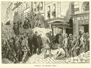 Funeral of Charles Hugo by American School