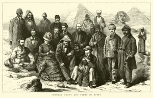 General Grant and Party in Egypt by American School