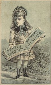 Girl Holding Book by American School