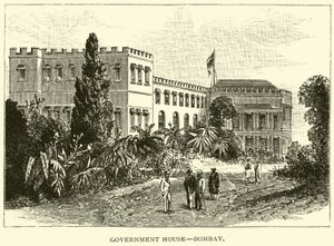 Government House, Bombay by American School