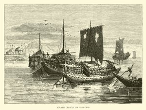 Grain Boats on Ganges by American School