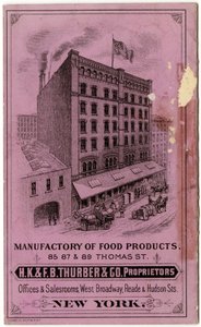 H.K. & F.B. Thurber & Co. Trade Booklet, Verso