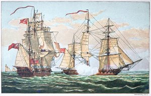 HMS Shannon vs the American Chesapeake in 1813 during the War of 1812