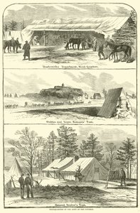 Headquarters of the Army of the Potomac by American School