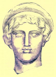 Hebe, Illustration from History of Greece by Victor Duruy, Published 1890