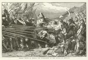 Heroic Death of Arnold von Winkelried at the Battle of Sempach