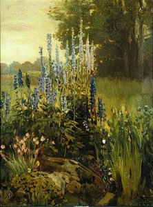 Hollyhocks
