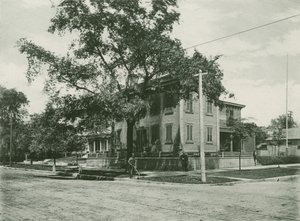 Home of Abraham Lincoln in 1861 by American School