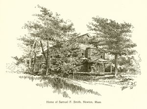 Home of Samuel F. Smith, Newton, Mass. by American School