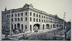 Hudson River Railroad Terminal, New York City by American School