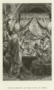 Hunnic Festival at the Court of Attila by American School