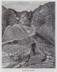 Hydraulic Mining by American School