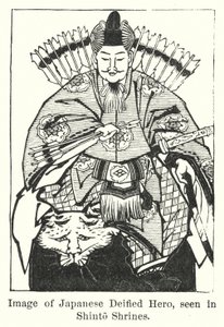 Image of Japanese Deified Hero, seen in Shinto Shrines by American School