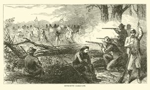 Impromptu barricade, July 1863 by American School