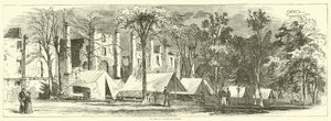 In camp at Warrenton Springs, October 1863 by American School