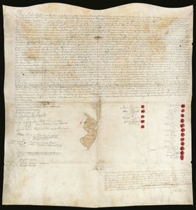 Indian Treaty, Easton Conference, Pennsylvania, 23 October 1758 by American School