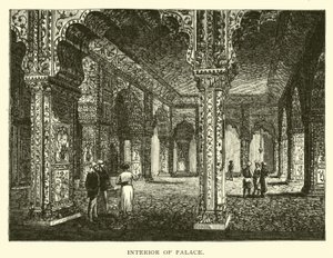 Interior of Palace by American School