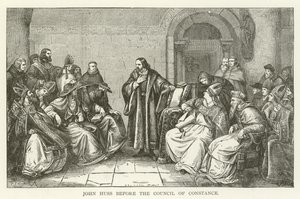 John Huss Before the Council of Constance by American School
