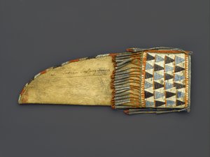 Knife sheath, Eastern Sioux, from Fort Snelling, Minnesota by American School